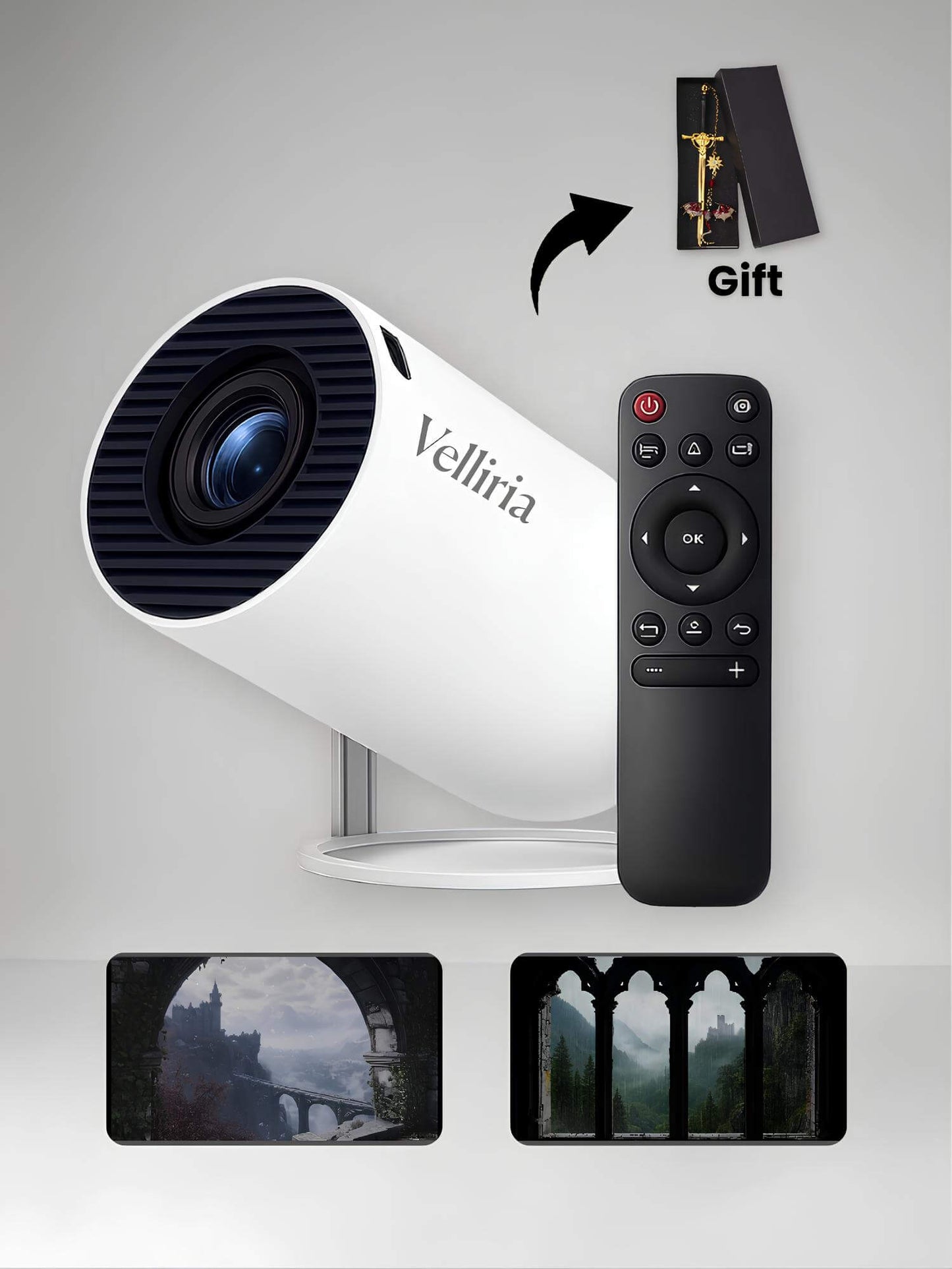 Fantasy Projector Velliria - Soft 4k Glow (GIFT BOOKMARK)