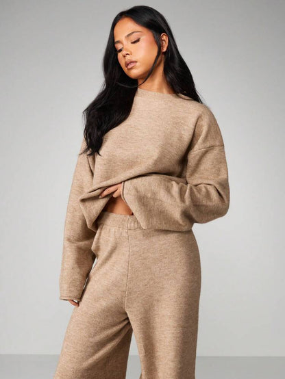 Velliria Chunky Knit Set – Oversized
