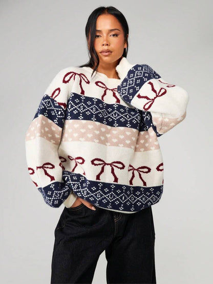 Velliria Oversized Christmas Sweater – Knit