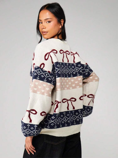 Velliria Oversized Christmas Sweater – Knit