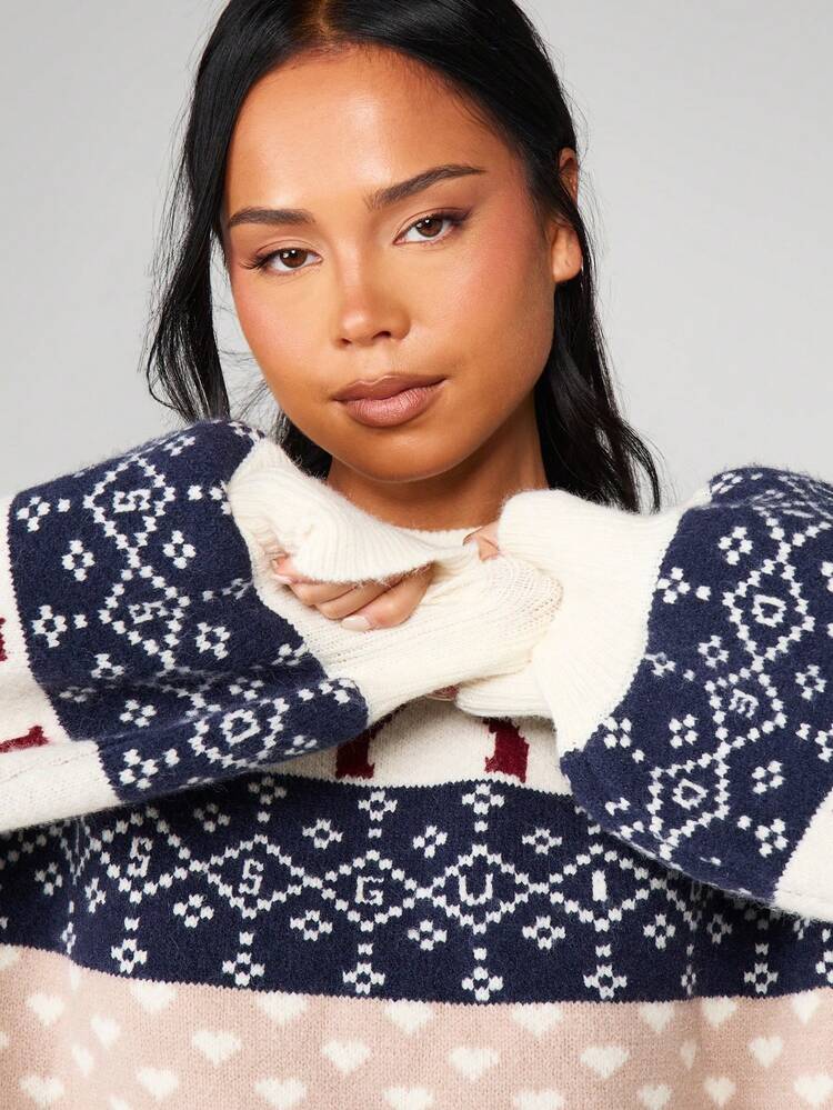 Velliria Oversized Christmas Sweater – Knit