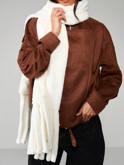 Velliria Knit Scarf – With Fringes